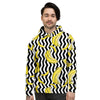 Banana Zigzag Print Pattern Men's Hoodie-grizzshop