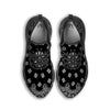 Bandana Black Paisley Print Black Running Shoes-grizzshop