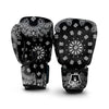 Bandana Black Paisley Print Boxing Gloves-grizzshop