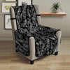 Bandana Black Paisley Print Pattern Armchair Protector-grizzshop