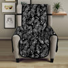 Bandana Black Paisley Print Pattern Armchair Protector-grizzshop