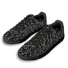 Bandana Black Paisley Print Pattern Black Low Top Sneakers-grizzshop