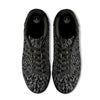 Bandana Black Paisley Print Pattern Black Low Top Sneakers-grizzshop