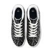 Bandana Black Paisley Print Pattern White Low Top Sneakers-grizzshop