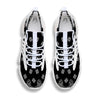 Bandana Black Paisley Print White Gym Shoes-grizzshop