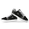 Bandana Black Paisley Print White Low Top Sneakers-grizzshop