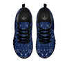 Bandana Blue Paisley Print Black Sneaker-grizzshop