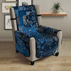 Bandana Blue Paisley Print Pattern Armchair Protector-grizzshop