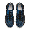 Bandana Blue Paisley Print Pattern Black Gym Shoes-grizzshop