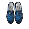 Bandana Blue Paisley Print Pattern Black Slip On Shoes-grizzshop