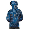 Bandana Blue Paisley Print Pattern Men's Hoodie-grizzshop