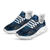 Bandana Blue Paisley Print Pattern White Running Shoes-grizzshop