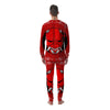 Bandana Red Hannya Demon Print Men's Pajamas-grizzshop