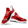 Bandana Red Hannya Demon Print White Walking Shoes-grizzshop