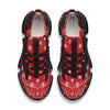 Bandana Red Paisley Print Black Gym Shoes-grizzshop