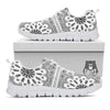 Bandana White And Black Paisley Print Pattern White Sneaker-grizzshop