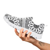 Bandana White And Black Paisley Print Pattern White Sneaker-grizzshop