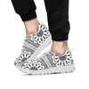 Bandana White And Black Paisley Print Pattern White Sneaker-grizzshop