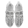 Bandana White And Black Paisley Print Pattern White Walking Shoes-grizzshop