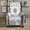 Bandana White And Black Print Armchair Protector-grizzshop