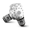 Bandana White And Black Print Boxing Gloves-grizzshop