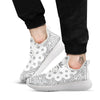 Bandana White And Black Print White Athletic Shoes-grizzshop