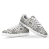 Bandana White And Black Print White Low Top Sneakers-grizzshop