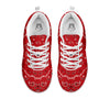 Bandana White And Red Print White Sneaker-grizzshop