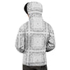 Bandana White Paisley Print Pattern Men's Hoodie-grizzshop