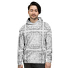 Bandana White Paisley Print Pattern Men's Hoodie-grizzshop