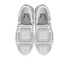 Bandana White Paisley Print Pattern White Slip On Shoes-grizzshop