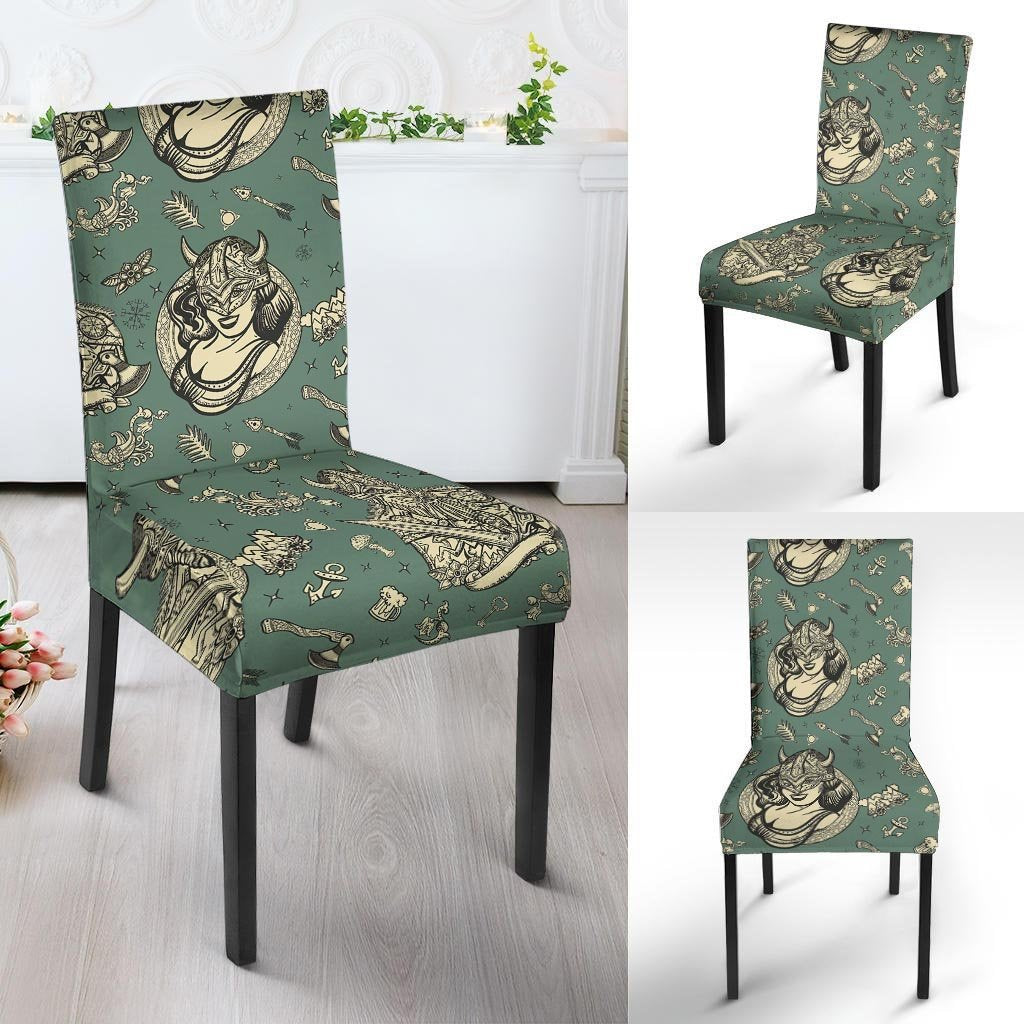 Barbarian Warrior Viking Norse Chair Cover-grizzshop