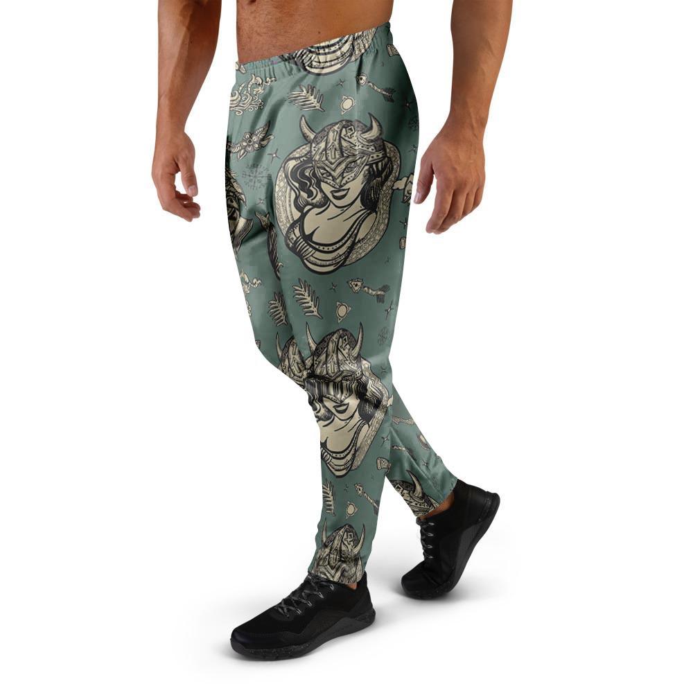 Barbarian Warrior Viking Norse Men's Joggers-grizzshop