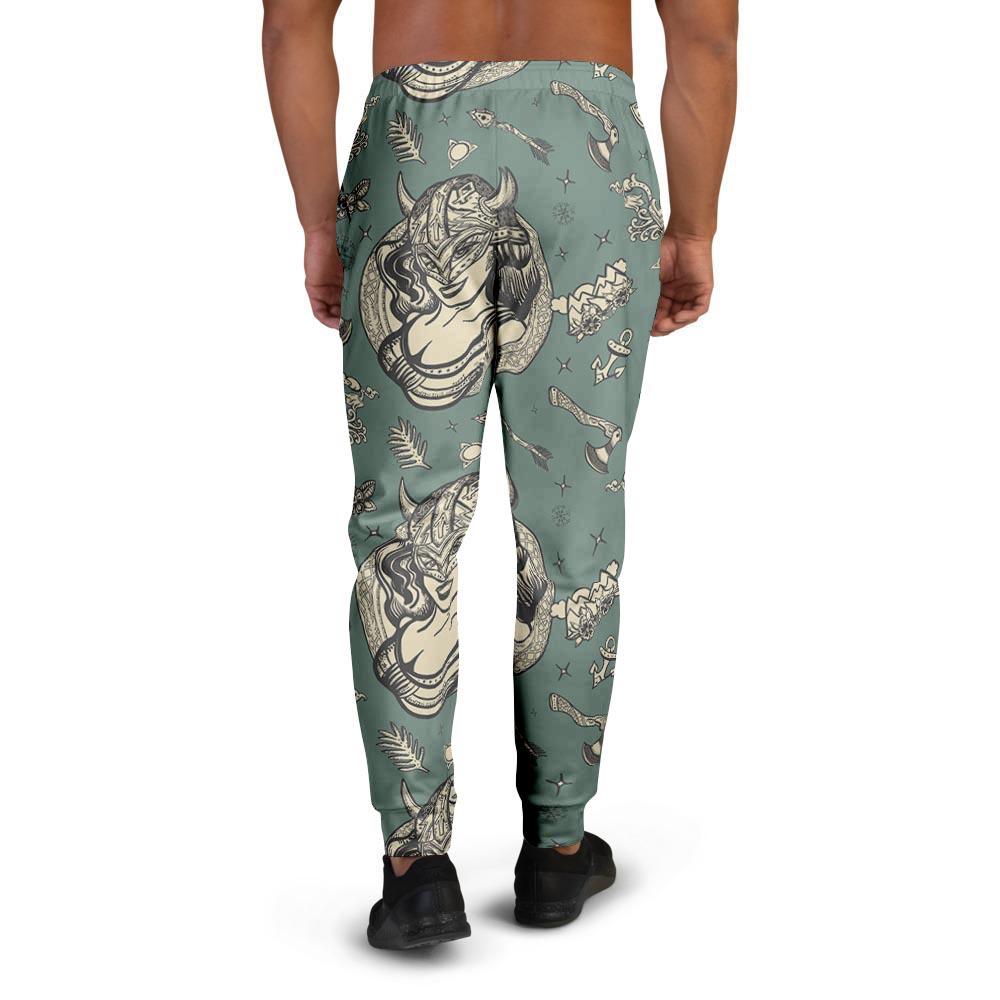 Barbarian Warrior Viking Norse Men's Joggers-grizzshop