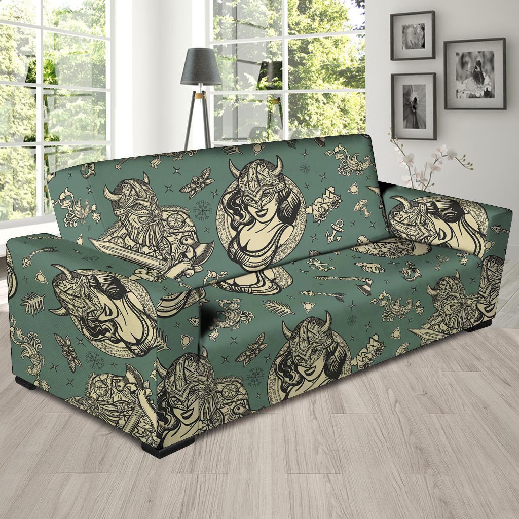 Barbarian Warrior Viking Norse Sofa Cover-grizzshop