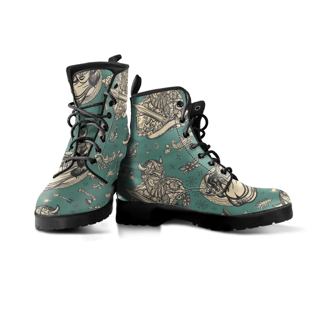 Barbarian Warrior Viking Norse Women's Boots-grizzshop