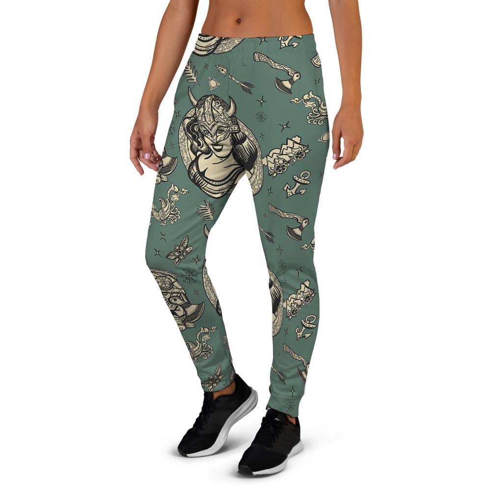 Barbarian Warrior Viking Norse Women's Joggers-grizzshop