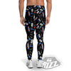 Barber Equipment Print Pattern Men's Leggings-grizzshop