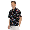 Barber Equipment Print Pattern Men's Short Sleeve Shirts-grizzshop