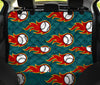 Baseball Fire Pattern Print Pet Car Seat Cover-grizzshop