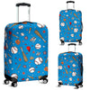 Baseball Pattern Print Luggage Cover Protector-grizzshop