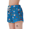 Baseball Pattern Print Women's Shorts-grizzshop