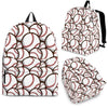 Baseball Print Pattern Backpack-grizzshop