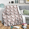 Baseball Print Pattern Blanket-grizzshop