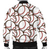 Baseball Print Pattern Men's Bomber Jacket-grizzshop