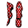 Baseball Red Print Pattern Muay Thai Shin Guards-grizzshop