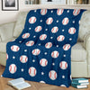 Baseball Star Pattern Print Blanket-grizzshop