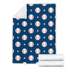 Baseball Star Pattern Print Blanket-grizzshop