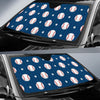 Baseball Star Pattern Print Car Sun Shade-grizzshop
