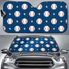 Baseball Star Pattern Print Car Sun Shade-grizzshop